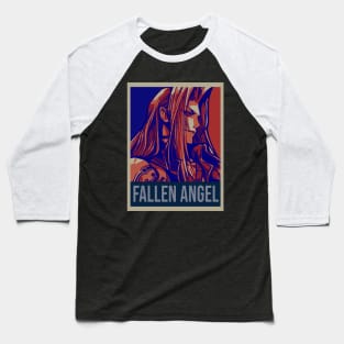 Fallen Angel Poster Baseball T-Shirt